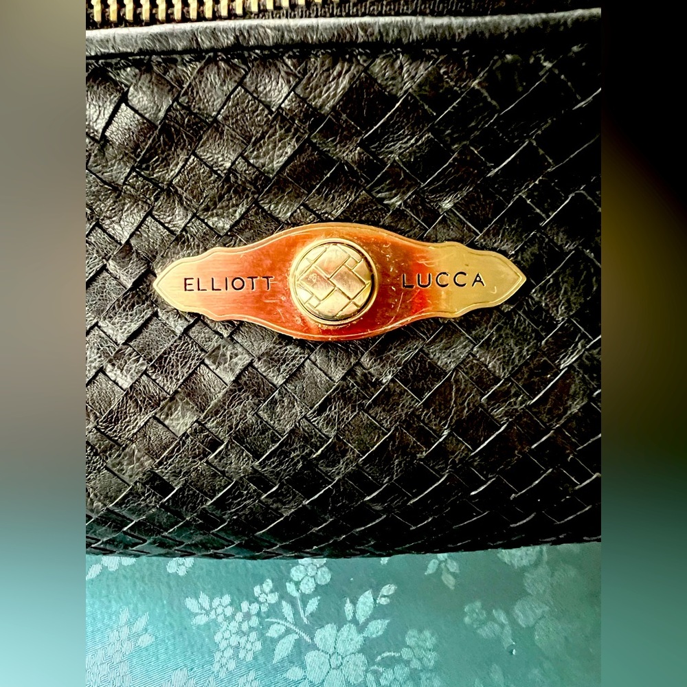 Elliot Luca small purse basket weave